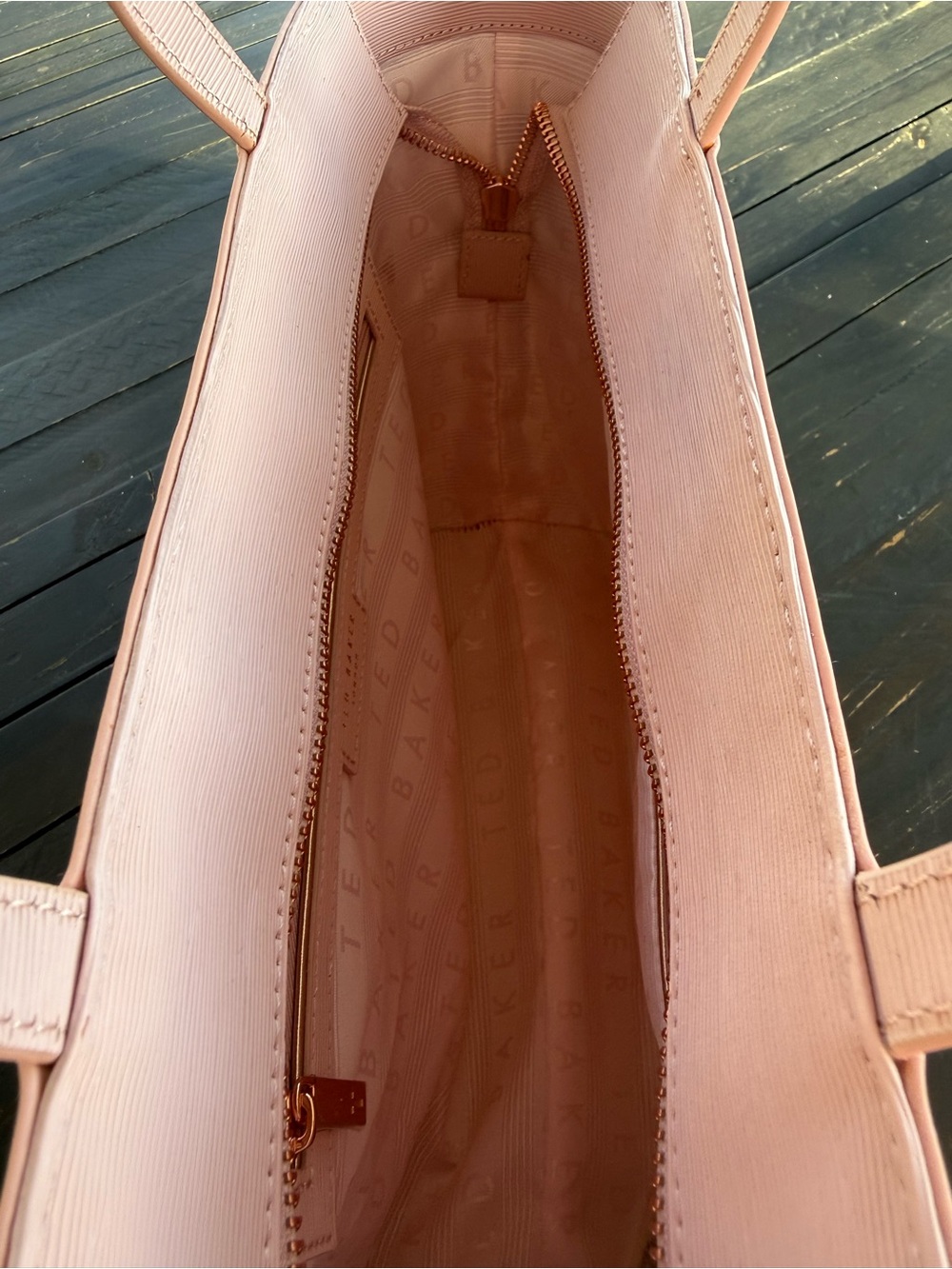 Ted Baker Blush Pink Bow-Accent Tote - Picture 6 of 6